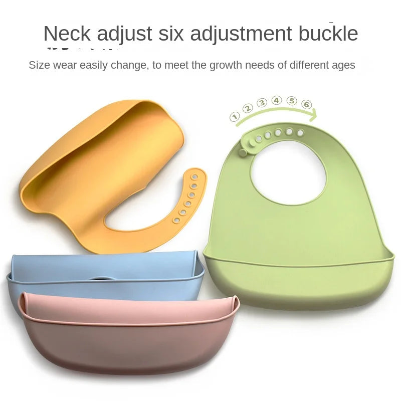 Silicone Baby Bib: Clean & Dry