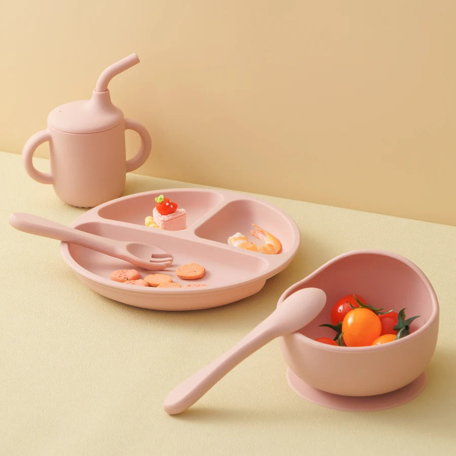 Silicone Safe Mealtime Set for Kids